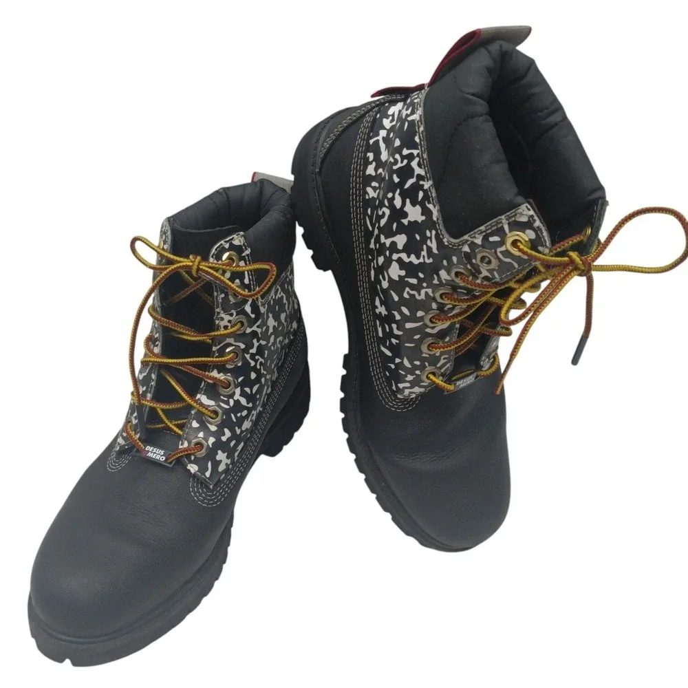 TIMBERLAND MEN'S DESUS & MERO X TIMBERLAND WATERPROOF 6-INCH BOOTS A2N9R SIZE: 8